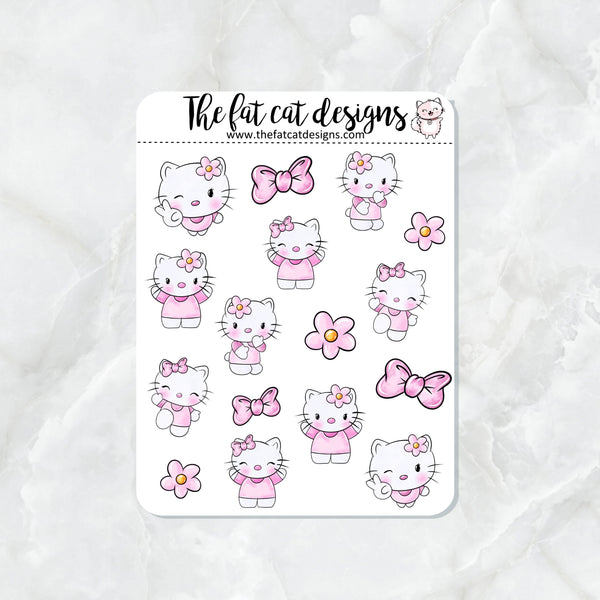 Hello Kitty Deco Planner Sticker Sheet