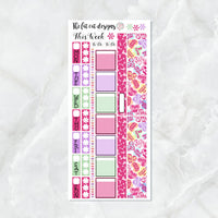 Be My Valentine Candy Hearts Planner Stickers for the Hobonichi Weeks