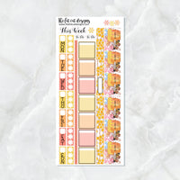 Bee Garden Planner Stickers for the Hobonichi Weeks