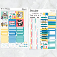 Back to School with Flora Lily and Bud Planner Stickers Hobonichi Cousin