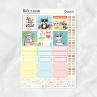 Beach Days Summer Vacation Planner Stickers Hobonichi Cousin