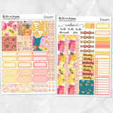 Bee Garden Planner Stickers Hobonichi Cousin