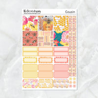 Bee Garden Planner Stickers Hobonichi Cousin