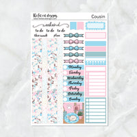 A Day at the Cat Cafe Planner Stickers Hobonichi Cousin