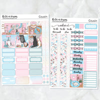 A Day at the Cat Cafe Planner Stickers Hobonichi Cousin