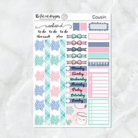 Cozy Winter Planner Stickers for the Hobonichi Cousin