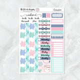 Cozy Winter Planner Stickers for the Hobonichi Cousin