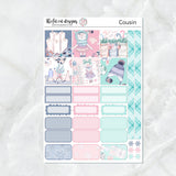 Cozy Winter Planner Stickers for the Hobonichi Cousin