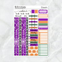 Halloween Curses Spells and Potions Planner Stickers Hobonichi Cousin