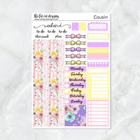 Hoppy Easter Planner Stickers for the Hobonichi Cousin