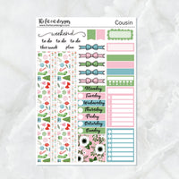 Merry and Bright Christmas Planner Stickers Hobonichi Cousin