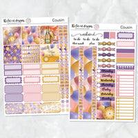 Happy New Year Planner Stickers for the Hobonichi Cousin