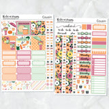 Pumpkin Spice Fall Planner Stickers Hobonichi Cousin