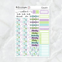 Snowman Fun Winter Planner Stickers for the Hobonichi Cousin