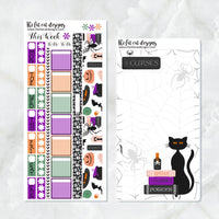 Halloween Curses Spells and Potions Planner Stickers Hobonichi Weeks