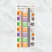 Halloween Spell Planner Stickers for the Hobonichi Weeks