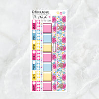 Spring Bunnies Planner Stickers for the Hobonichi Weeks