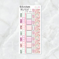 Spring Tea Party Planner Stickers for the Hobonichi Weeks