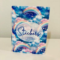 Dreamy Rainbows Sticker Albums Various Sizes Available