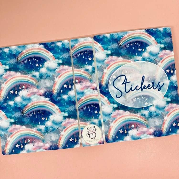 Dreamy Rainbows Sticker Albums Various Sizes Available