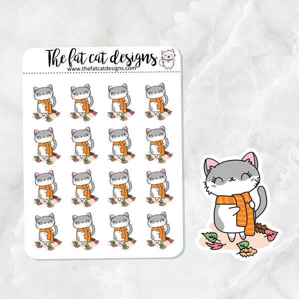 Lily loves Fall Die Cut and Sticker Sheet Set