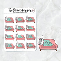 Lily Loves to Nap Die Cut and Sticker Sheet Set