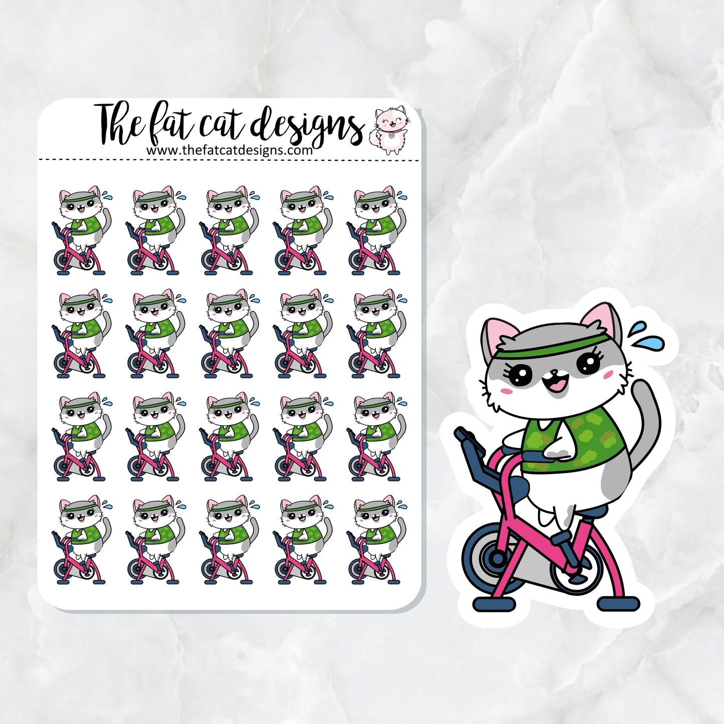 Lily Loves her Spin Cycle Die Cut and Sticker Sheet Set