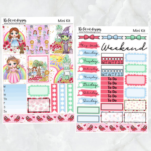 Wizard of Oz Planner Stickers Mini Kit Printpression B6