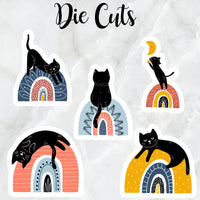 Katie's Rainbow Cat Die Cuts