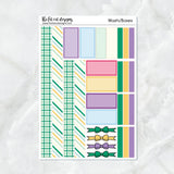 St. Patrick's Fun with Flora, Lily and Bud Planner Stickers Standard Weekly Kit