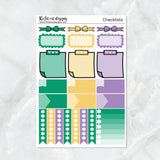 St. Patrick's Fun with Flora, Lily and Bud Planner Stickers Standard Weekly Kit