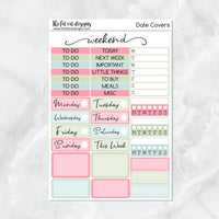 Flora Lily and Bud at the Strawberry Patch Planner Stickers Standard Weekly Kit