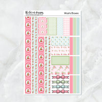 Flora Lily and Bud at the Strawberry Patch Planner Stickers Standard Weekly Kit