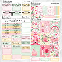 Sweet Valentine Planner Stickers Standard Weekly Kit