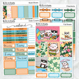 Tropical Vacation Planner Stickers Standard Weekly Kit