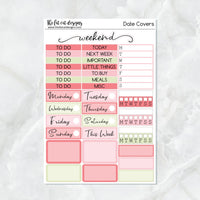 Valentine's Day with Flora, Lily and Bud Planner Stickers Standard Weekly Kit