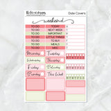 Valentine's Day with Flora, Lily and Bud Planner Stickers Standard Weekly Kit