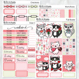 Valentine's Day with Flora, Lily and Bud Planner Stickers Standard Weekly Kit