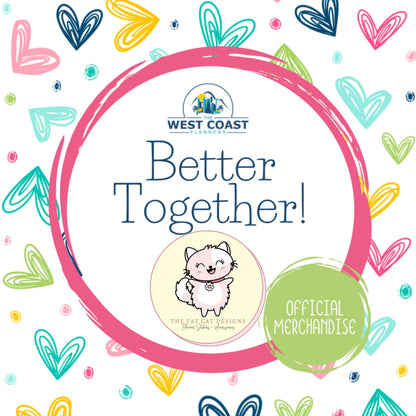 Better Together West Coast Planners WCP Event Planner Stickers for the Hobonichi Weeks