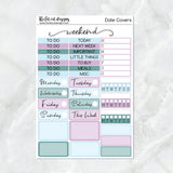 Winter Fun with Flora, Lily and Bud Planner Stickers Standard Weekly Kit