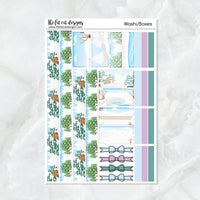 Winter Fun with Flora, Lily and Bud Planner Stickers Standard Weekly Kit