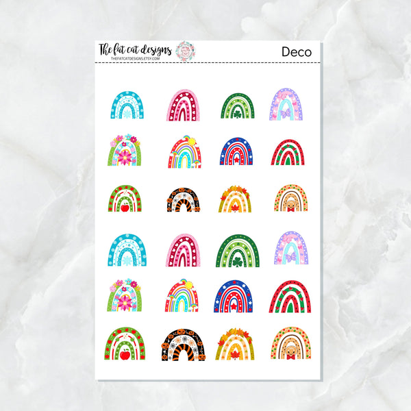 Year of Rainbows Sticker Sheet