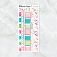 Happy Birthday Planner Stickers for the Hobonichi Weeks