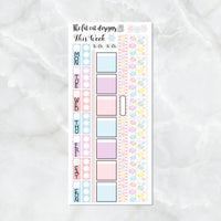 Gummy Bear Pastel Planner Stickers for the Hobonichi Weeks