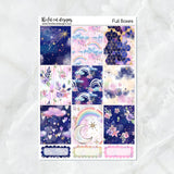 Dreamy Skies Rainbow Planner Stickers Standard Weekly Kit