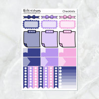 Dreamy Skies Rainbow Planner Stickers Standard Weekly Kit